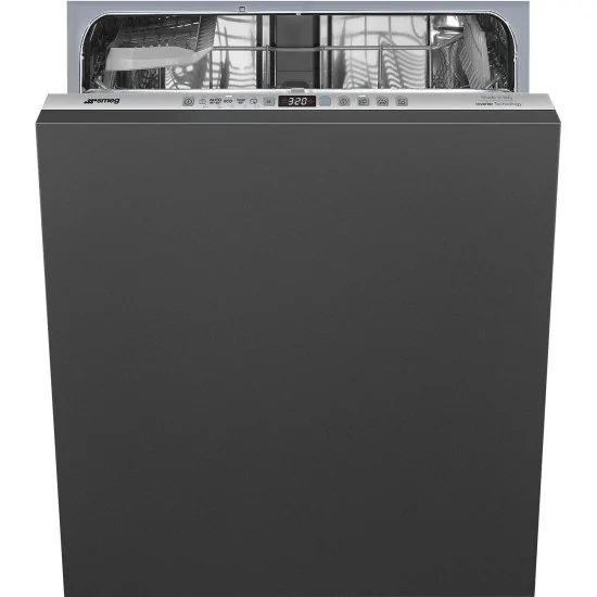 Smeg STL253CL Lavastoviglie, Universale, Incasso scomparsa totale, 60 cm, Numero coperti: 13, Silver, C