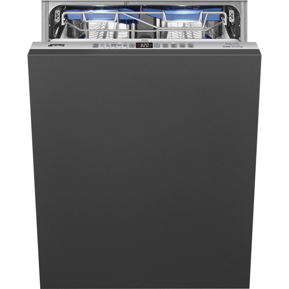 smeg ST323PT Dishwasher, Universal, Total Disappearance, 60厘米, 封面编号:14,银,C