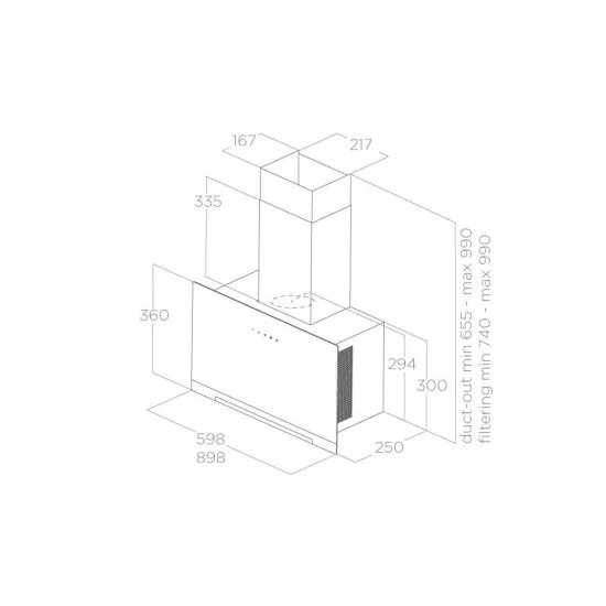 Elica PRF0166938 APLOMB BL/A/60
