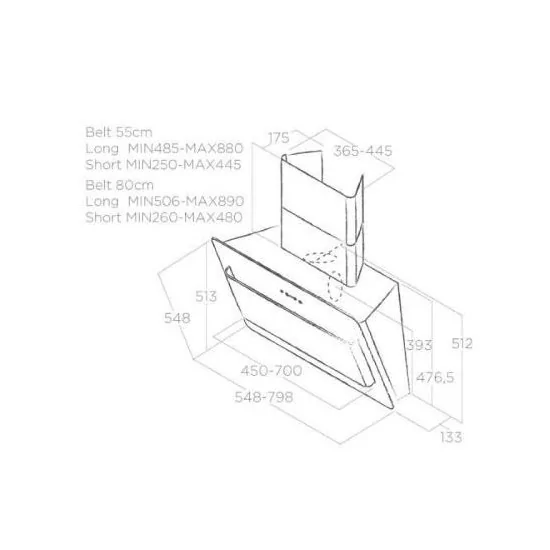 Elica BELT IX/F/80 PRF0033852C