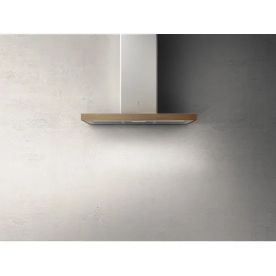 Cappa a parete Elica BIO da 90 cm: design naturale e prestazioni elevate