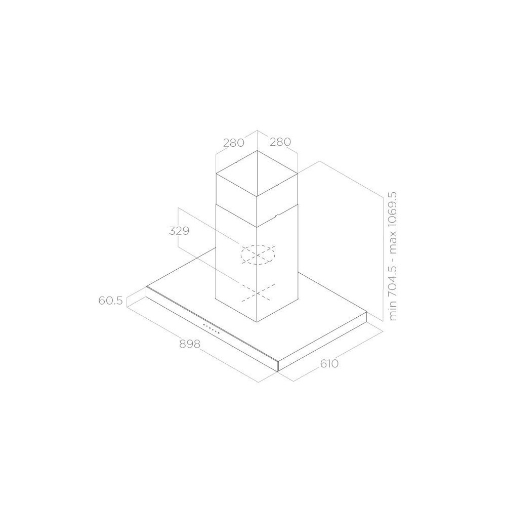 Elica PRF0104628A JOY ISLAND BLIX/A/90