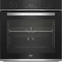 Multifunction oven with 8 cooking functions Black crystal and stainless steel