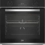 Multifunction oven with 8 cooking functions Black crystal and stainless steel