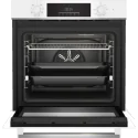 Multifunction oven with 8 cooking functions White crystal and stainless steel