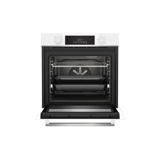 Multifunction oven with 8 cooking functions White crystal and stainless steel