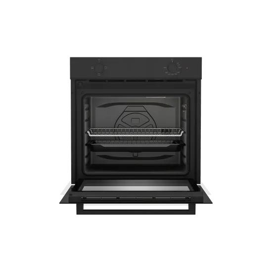Beko BBIC11000B 静态烤箱，带切向通风和 3 种烹饪功能，黑色