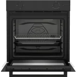Beko BBIC11000B 静态烤箱，带切向通风和 3 种烹饪功能，黑色