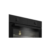 Beko BBIC11000B 静态烤箱，带切向通风和 3 种烹饪功能，黑色