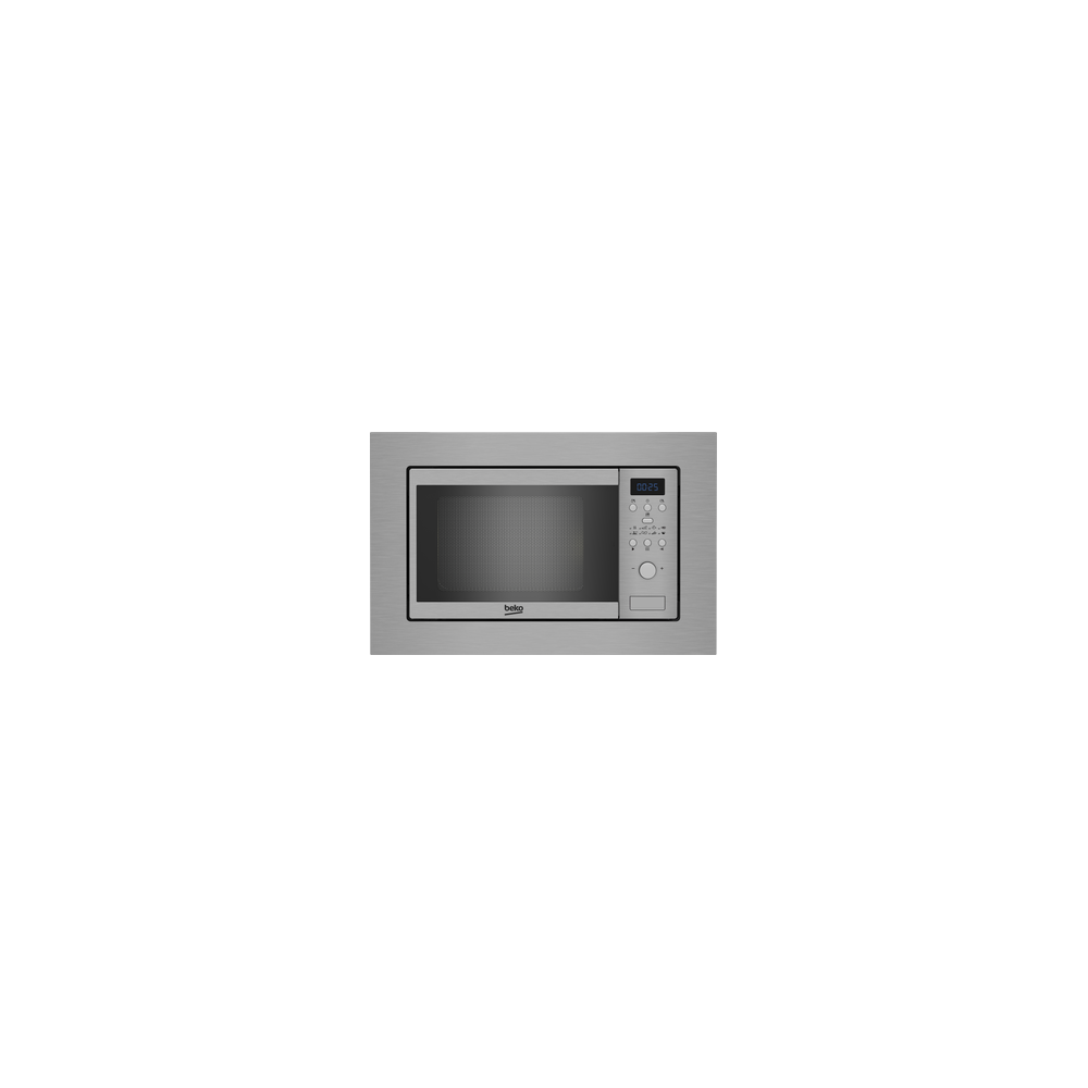 Microwave oven for wall-mounted stainless steel installation