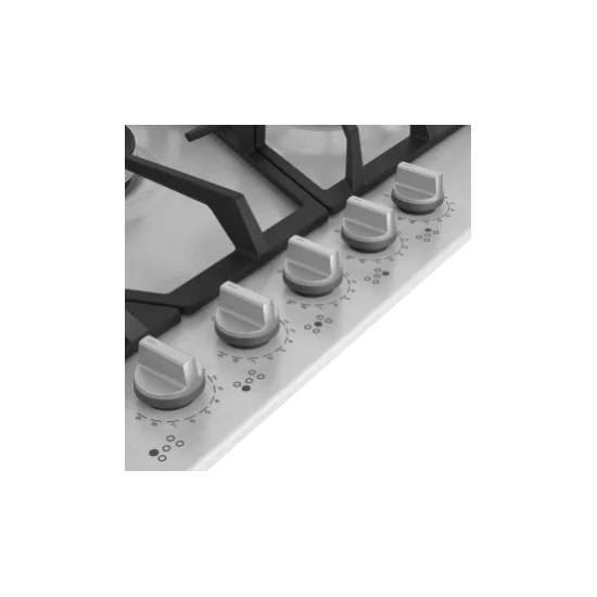 Beko HIAW75226SXE Cuillère en acier inoxydable de 75 cm avec réglage FLAME