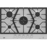 Beko HIAW75226SXE Cuillère en acier inoxydable de 75 cm avec réglage FLAME