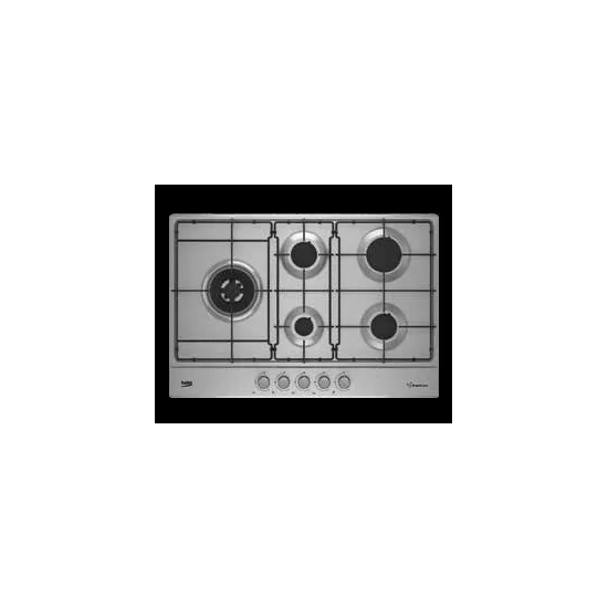 Table de cuisson 75 cm en acier inoxydable