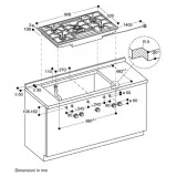 Gaggenau 90cm 5 烧伤器,完全电子控制准确性和多变性。.