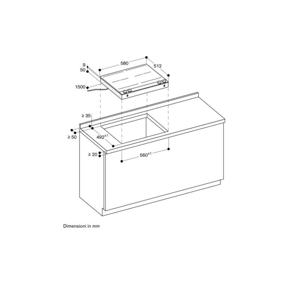 gaggenau VI262120 Piano cottura Flex Induction