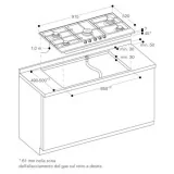 Gaggenau CG291210 Cocina de gas 200 Series