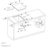 Gaggenau 38 cm 2 zones, 1 zone flex, sans cadre, encastrée, sans boutons, précision et polyvalence.
