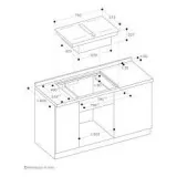 Gaggenau CV282101 Flex Induktionskochfeld mit integrierter Absaugung Serie 200
