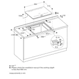 Gaggenau CI272103 Table de cuisson à induction Flex série 200