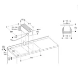Gaggenau VL200120: Unidad de Succión de Pisos para Cocina Elegante y Funcional