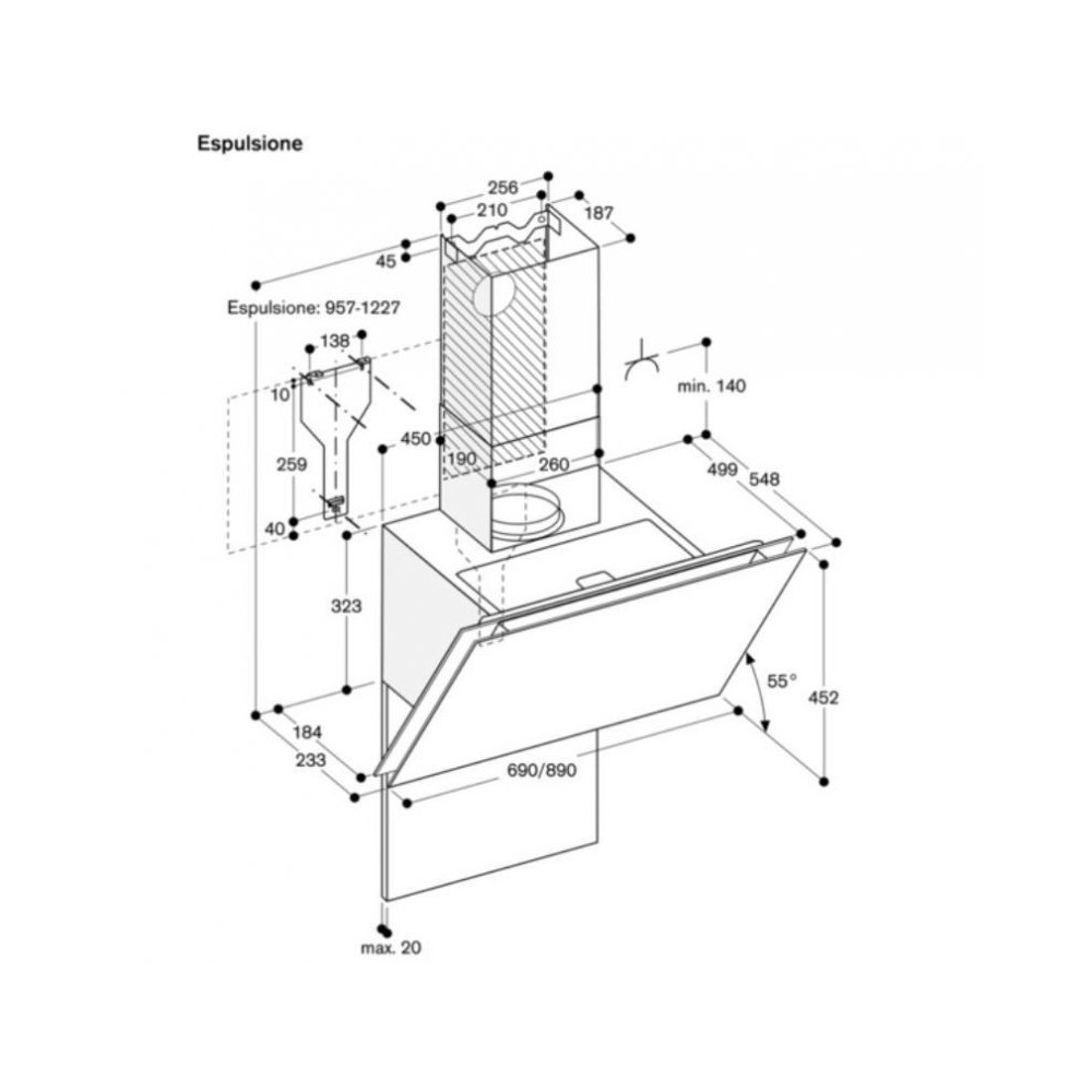 Gaggenau AW250192 Wall Suction Center