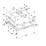 Gaggenau AF210162 Hanger Suction Center mit abnehmbarem Deflektor Serie 200
