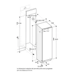 Gaggenau RF471306 Congelatore Vario da 212.5 x 75.6 cm con chiusura soft closing e cerniera piatta