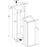 Gaggenau RF287370 Freezer Различные серии 200 Интерьер с элегантными алюминиевыми элементами и отделкой Gaggenau Light