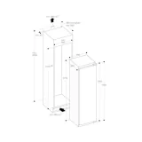 Gaggenau: Congelador de calidad para una conservación perfecta - RF282306 177.2 x 55.8 cm