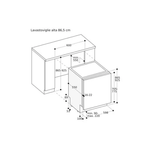 Gaggenau DF210100 secado en 57 minutos y intensivo para una limpieza particularmente precisa en la cesta