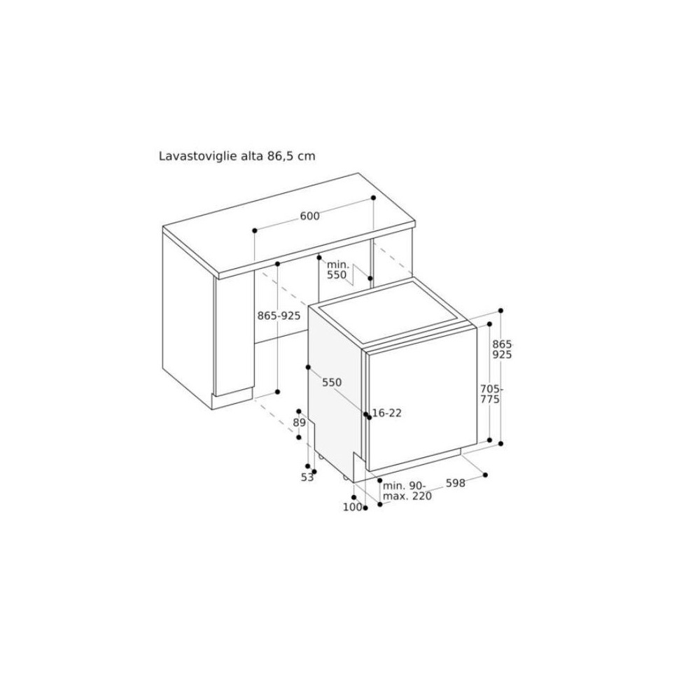 Gaggenau DF210100 secado en 57 minutos y intensivo para una limpieza particularmente precisa en la cesta