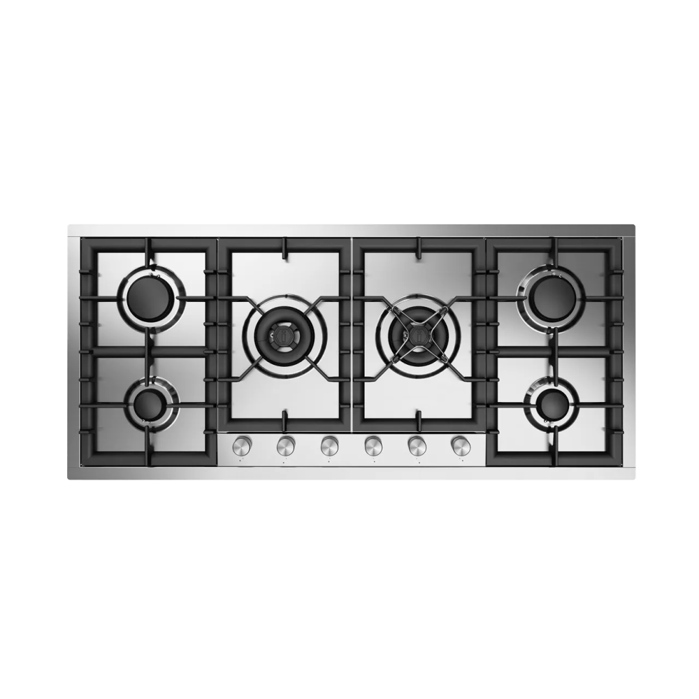 ILVE HCPT125DD Piano Cottura Gas Professional Plus 120cm Inox