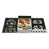 Ilve built-in flush-top hob XLPT90FD: Gas, 90 cm, Professional Frytop.