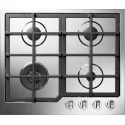 Plaque de cuisson gaz inox 60 cm