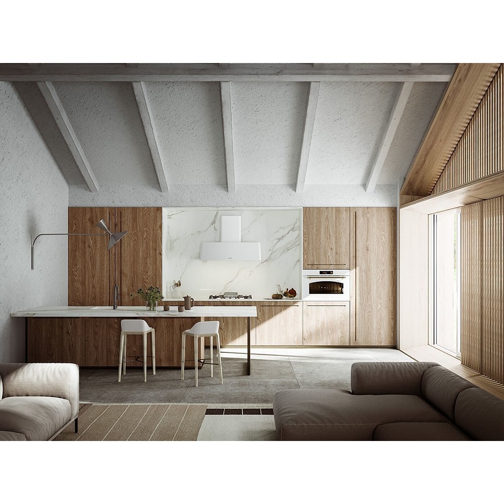 Four électrique Ilve : 90 cm Capacité 110 L Acier inoxydable ou peint, 30-300°C.