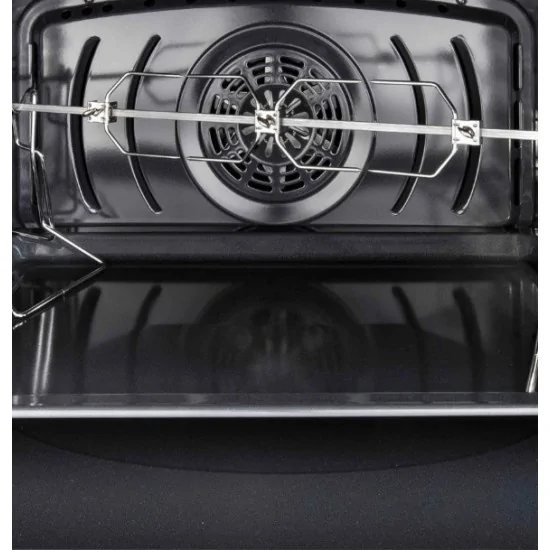 Ilve 90 cm electric built-in oven: Glossy Black, 30-300°C.