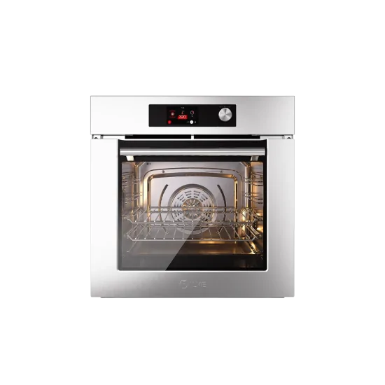 Elektrischer Ofen Ilve: Edelstahl, 60 cm, 30-320°C.