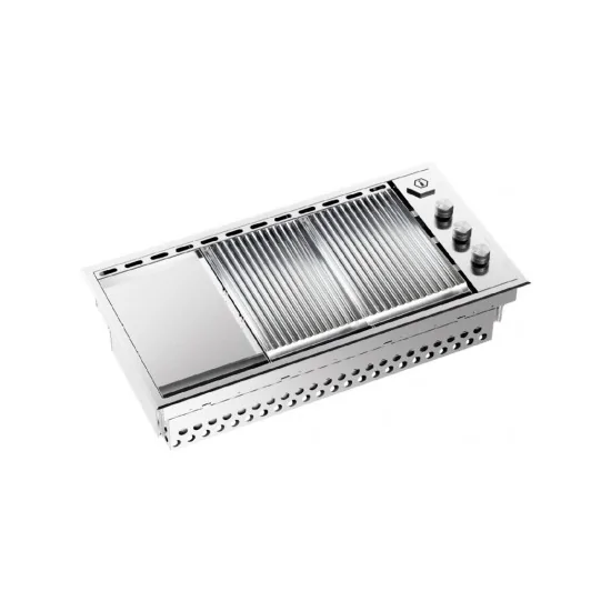 ILVE HBBQ100 Barbecue da Incasso Outdoor 100 cm in Acciaio Inox Duegstore