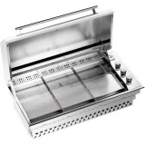 Barbecue extérieur en acier de 100 cm à encastrer Ilve