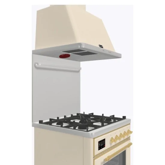 ILVE M30N – Blocco cottura configurabile 76 cm, 5 bruciatori gas, forno elettrico TFT touch