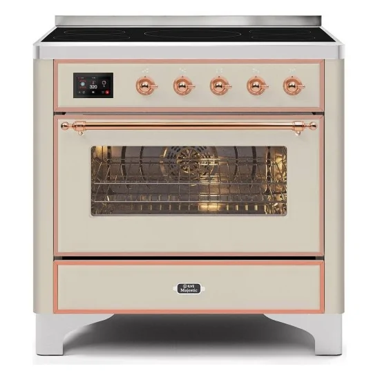 ILVE M09N – Placa de cocción libre 90 cm, 5 versiones configurables (gas/inducción), horno eléctrico con pantalla TFT táctil