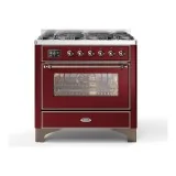 ILVE M09N – Frei stehende Kochstelle 90 cm, 5 konfigurierbare Versionen (Gas/Induktion), Elektrobackofen mit TFT-Touchdisplay