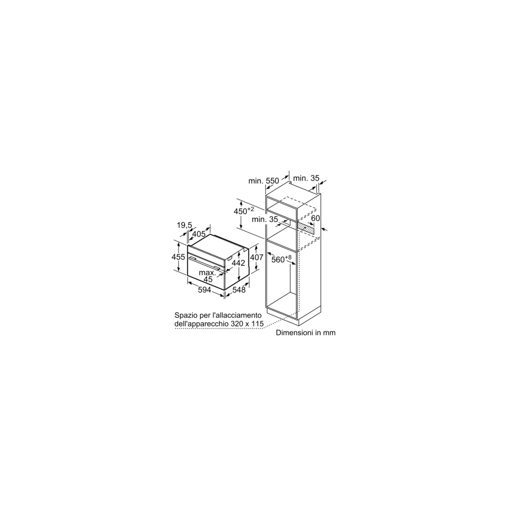Fours encastrables compacts de haute qualité : découvrez le Siemens iQ700 Noir CB774G1B1 60x45 cm.