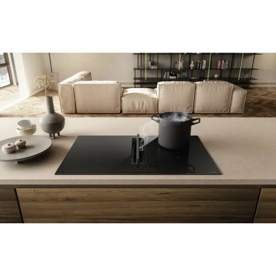 Elica NikolaTesla Fit XL 83cm: Plan de cuisson à gaz avec capuche intégrée |MISUMI