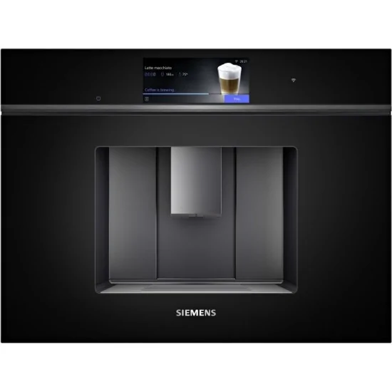 Siemens - Automatic Coffee Machine Black Built-in CT718L1B0