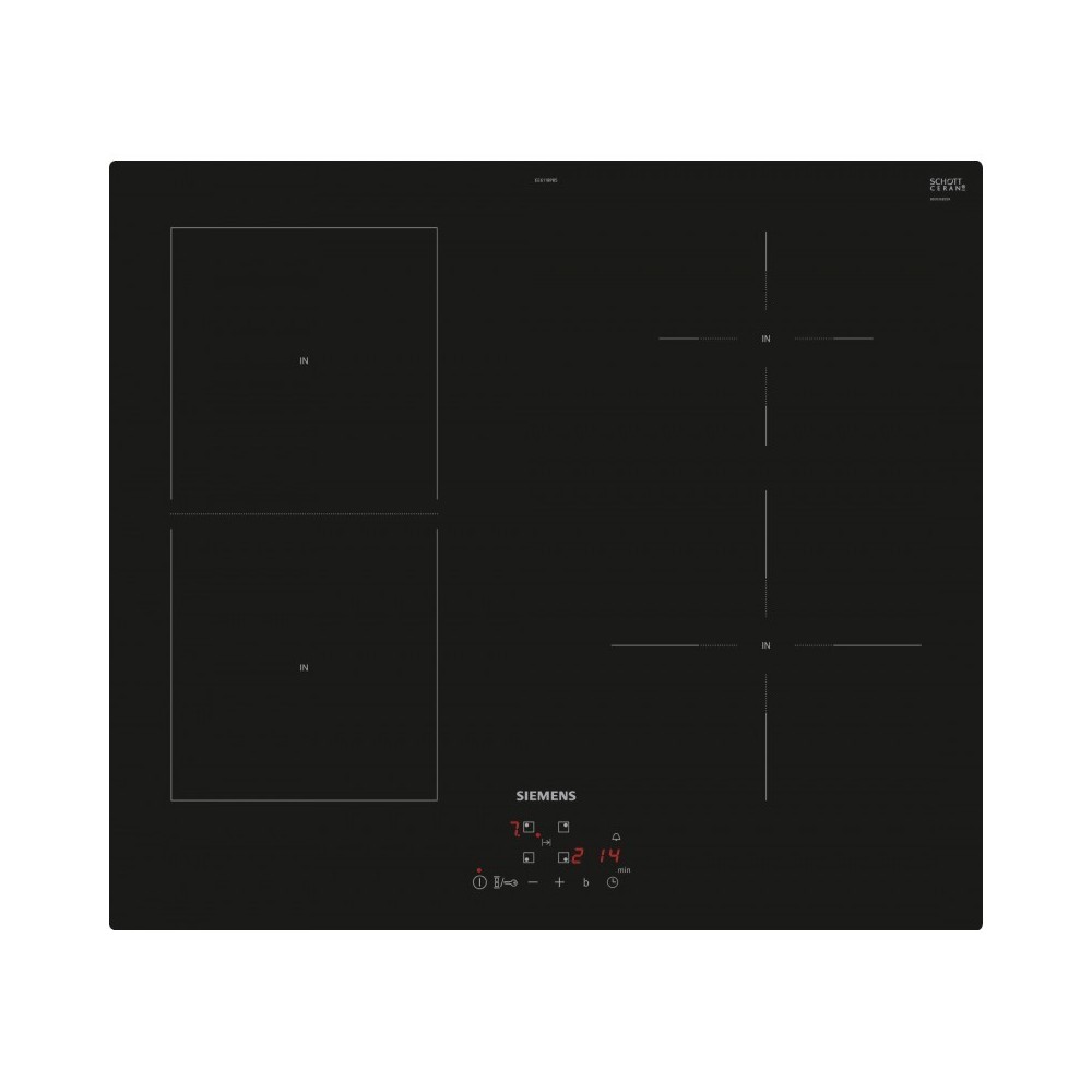 Siemens EE611BPB5E "60cm Induction Cooktop with Combi Zone"