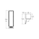 Bertazzoni Column Freezer 60cm Incasso Pannellabile