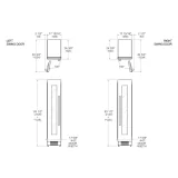 "Vini Incasso Porta a DX Bertazzoni da 212 cm H."