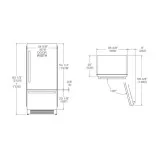 Bertazzoni Ref905Bbrxt Frigo H 205xL 90cm Stainless Steel DX