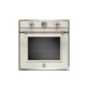 Forno da incasso 60 cm elettrico, 9 funzioni con orologio Avorio/Inox Serie Heritage